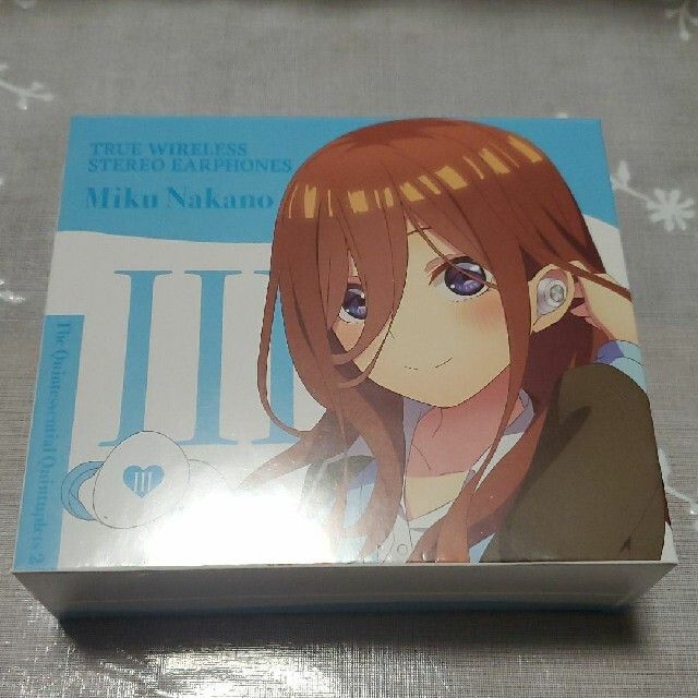 中野三玖 完全ワイヤレスステレオイヤホン D45A TRUE WIRELESS STEREO