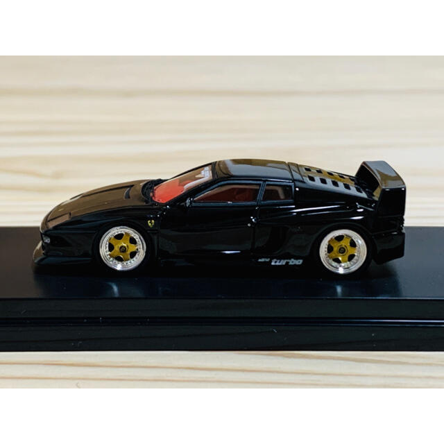ケーニッヒ テスタロッサ フェラーリ 1/64 ミニカー KOENIG ブラックの