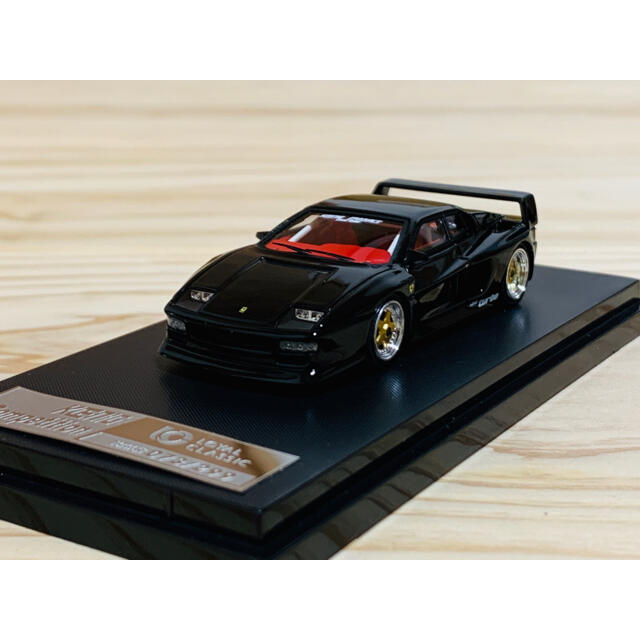 ケーニッヒ テスタロッサ フェラーリ 1/64 ミニカー KOENIG ブラックの