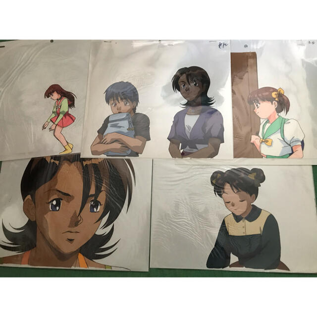 セル画 ファンシーララ 5枚セット 直筆 動画 篠原みほ アニメ レア ⑤