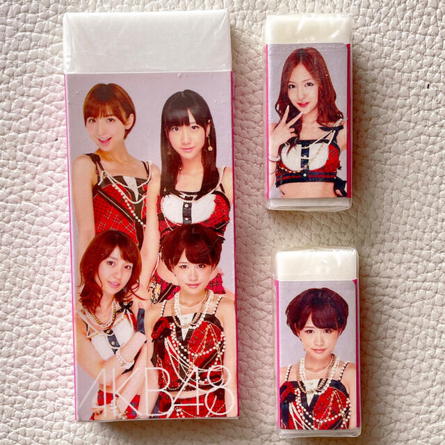 AKB48 - 【送料無料】 AKB48 × 家庭教師のトライ 消しゴム 3個セットの