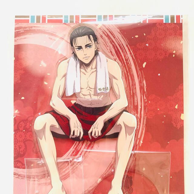 講談社 - 進撃の巨人 極楽湯コラボ アクリルスタンド サウナ エレン