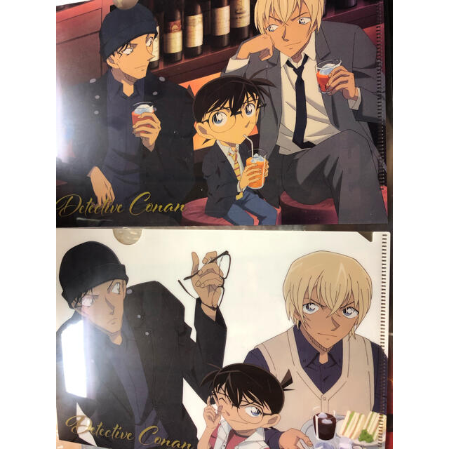 名探偵コナン 緋色 赤井秀一 安室透 江戸川コナン クリアファイルの