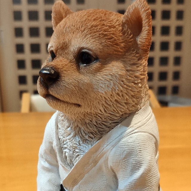 可愛い！犬 置物 柔道 インテリア ドッグオーナメントの通販 by ZARI's