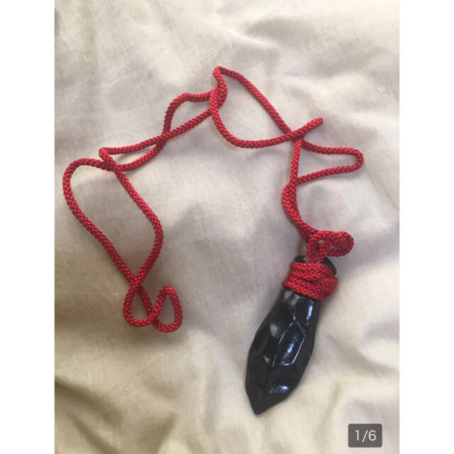 ジブリ - 値下げ もののけ姫グッズ 黒曜石 黒耀石ペンダント サン