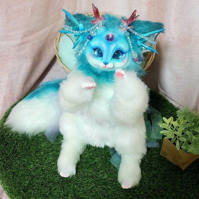 みーこ様のオーダー】幻獣風ハンドメイドぬいぐるみ【アートドール】の