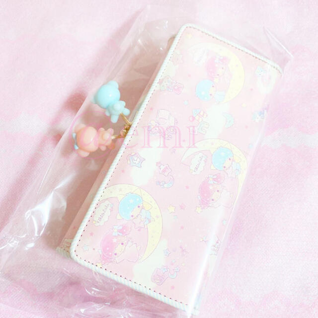 パフポフ長財布 レア キキララ サンリオ がま口財布 リトルツイン