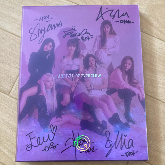 everglow シヒョン 生写真 サイン everglow シヒョン 生写真 サイン
