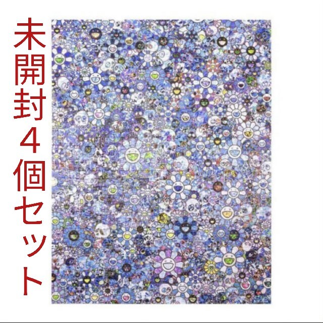 村上隆 パズル SKULLS & FLOWERS BLUE SIGNAL