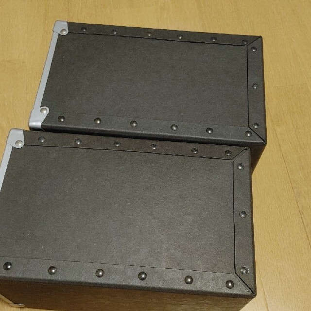 MUJI (無印良品) - 無印良品 硬質パルプボックス 2個セット 引き出し