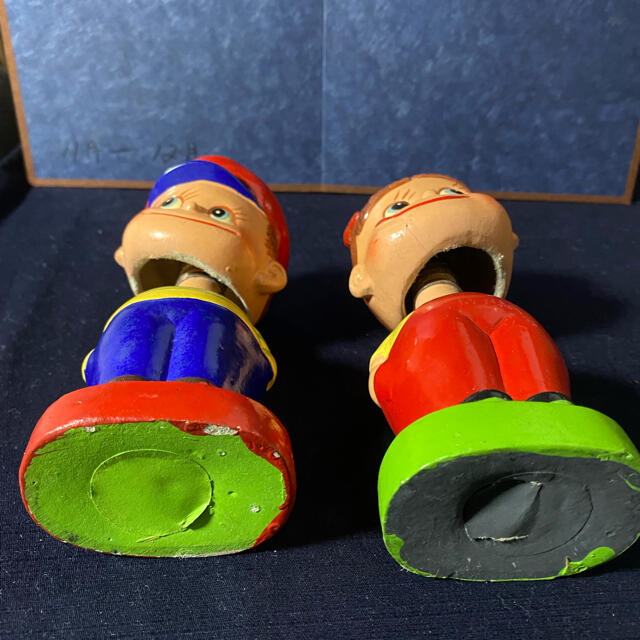 不二家 - 昭和30年代 ペコちゃん ポコちゃん風？ 首振り人形 の通販 by