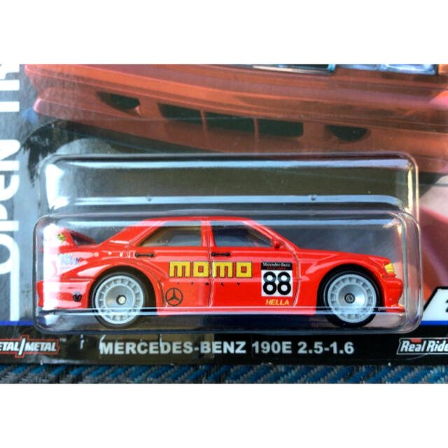 ホットウィール メルセデスベンツ 190E 2.5-1.6 エボⅡ 赤 momoの通販