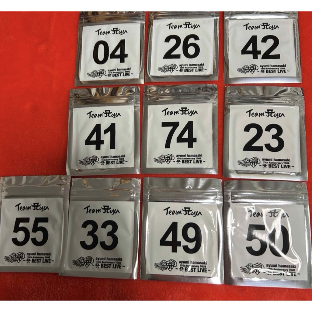 激レア 浜崎あゆみ 15周年記念 ジャケ写 マグネット 16種 おまけ付きの