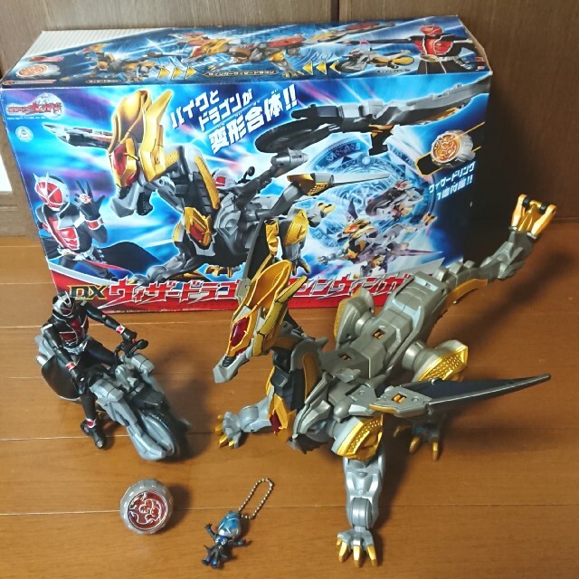 BANDAI - 仮面ライダーウィザード☆ウィザードラゴン&マシンウィンガー