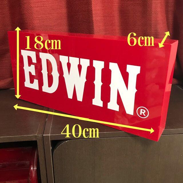 EDWIN - EDWIN ロゴのプラスチック製 置型看板の通販 by JACK