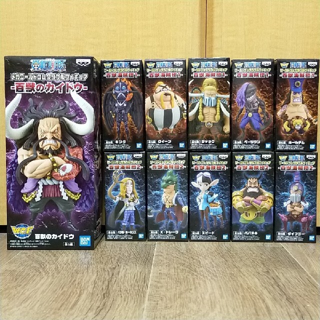 百獣のカイドウ + 百獣海賊団 1 & 2 MEGA ワーコレ 全11種セットの通販