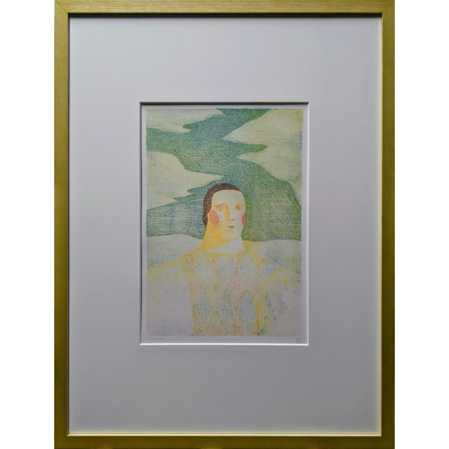 額付】有元利夫「夏」【作家直筆サイン】の通販 by ディグアート@絵画