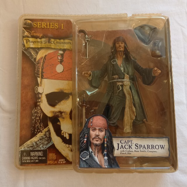 NECA「パイレーツオブカリビアンジャックスパロウフィギュアシリーズ1