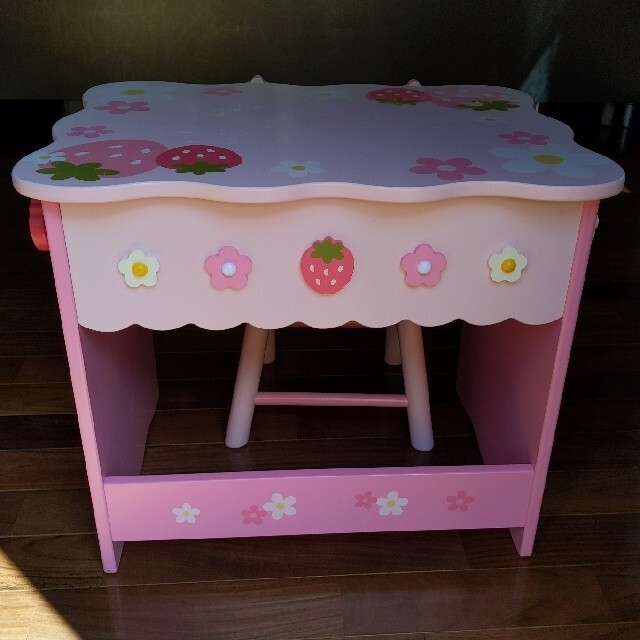 マザーガーデン 野いちごデスクチェアセット 机 椅子 つくえ いす