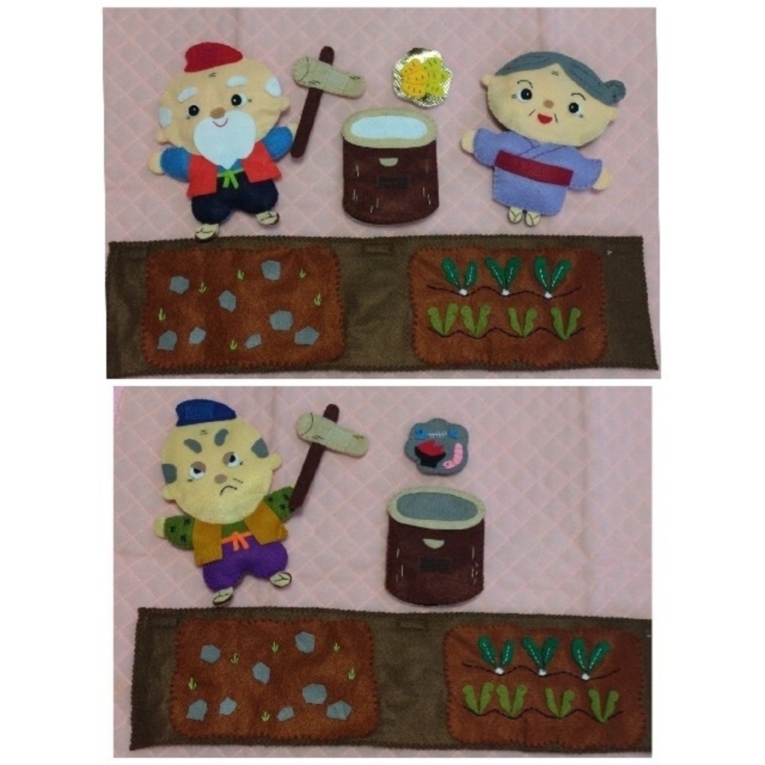 確認用 花さかじいさん エプロンシアター用人形の通販 by どさんこ｜ラクマ