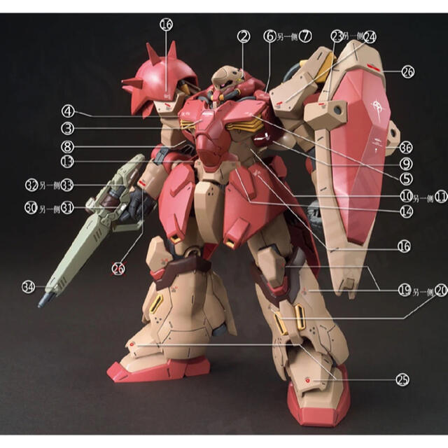 HG 1/144 メッサーF01型専用蛍光水転写式デカール の通販 by ガンダム