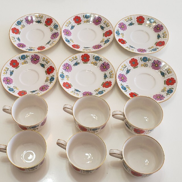 Noritake - 希少人気☆ノリタケオールド 昭和レトロ ポップな花柄の