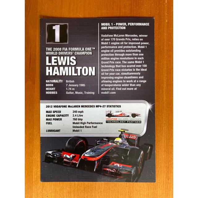 ルイスハミルトン 直筆サインの通販 by YOSHI's shop｜ラクマ