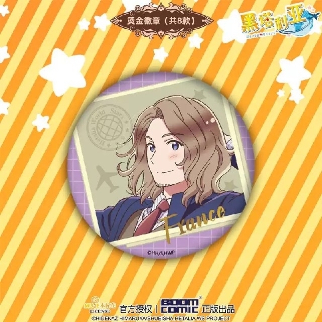 🌟ヘタリア World☆Stars 中国限定◎缶バッジ 全種セットの通販 by 全