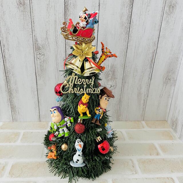 ディズニーキャラクター クリスマスツリー LEDライト フェイクグリーン