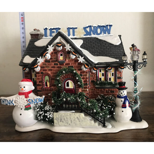 クリスマス ハウス ライト オブジェ クリスマス飾り Department56