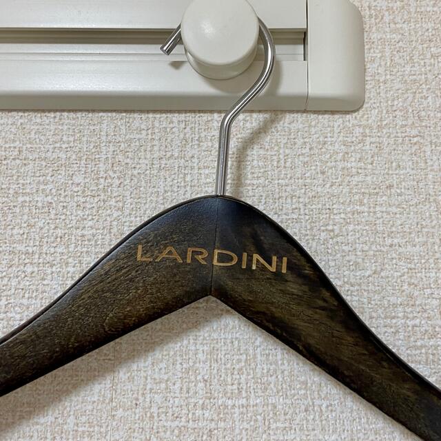LARDINI ラルディーニ 木製ハンガー 4本セット 約38cm LARDINI