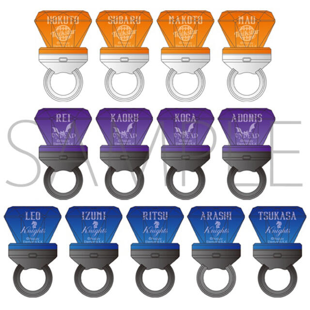 新品☆あんスタ☆スタライ☆1st【UNDEAD】リングライト☆4点セットの