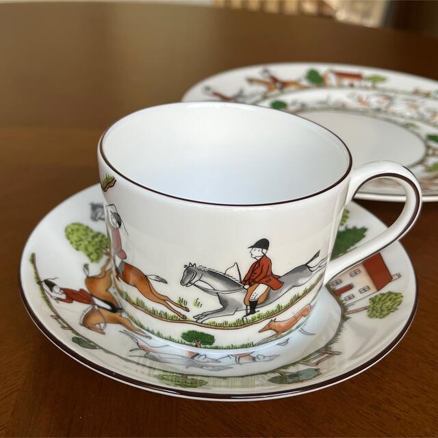 WEDGWOOD - 【美品】ウェッジウッド☆ハンティングシーン☆トリオの