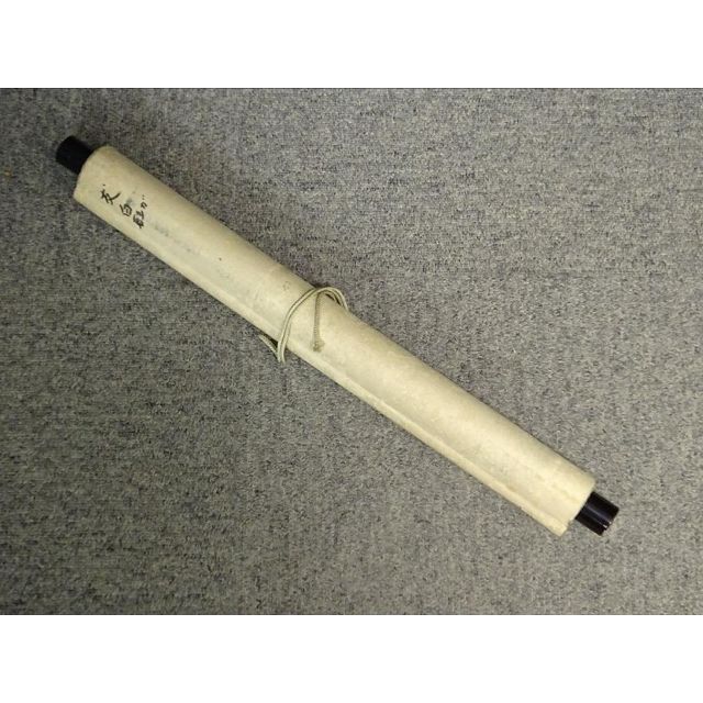 掛軸 在銘『寿老人 人物図』日本画 絹本 肉筆 掛け軸 a010917の通販 by