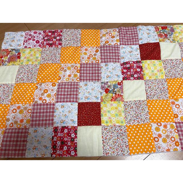 パッチワーク ブランケット 膝掛けの通販 by だいきょう's shop｜ラクマ