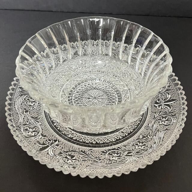 長谷川ガラス エリザベス デザートセットの通販 by COSMOS｜ラクマ