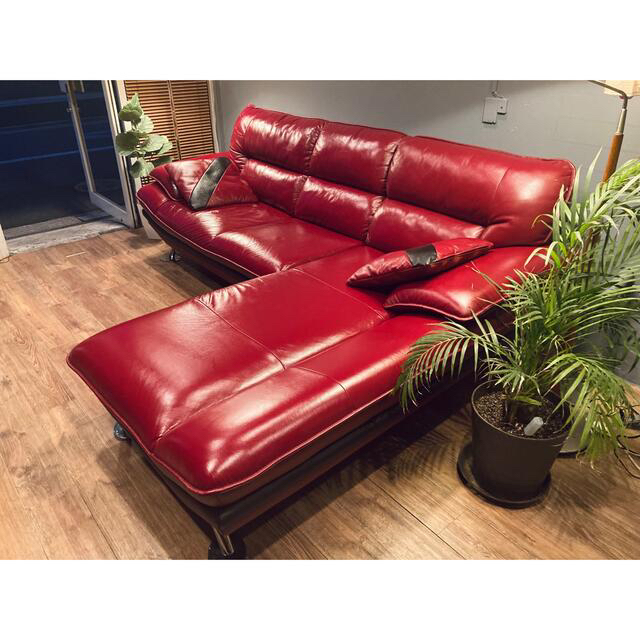 ニトリ - GY様専用 極上本牛革ロゾ4コーナーカウチソファーエスハウス