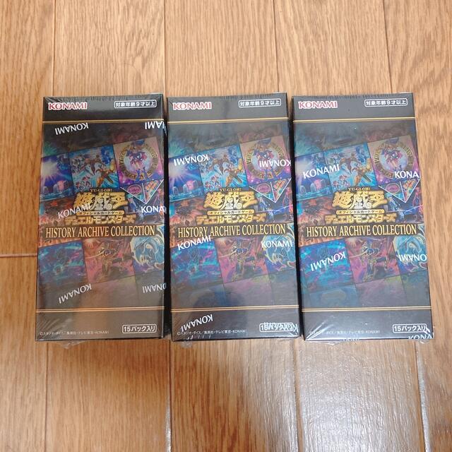遊戯王 ヒストリーアーカイブコレクション 3BOX シュリンク付き