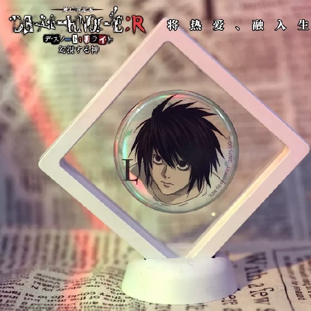 DEATH NOTE デスノート 中国限定 オーロラ缶バッジ 四種セットの通販