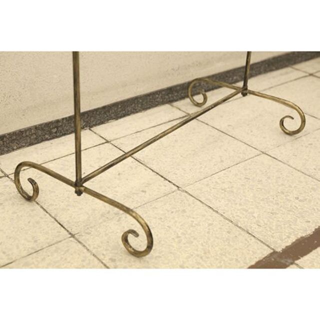 アイアン ハンガーラック/ダークゴールド 380 アンティーク加工 店舗