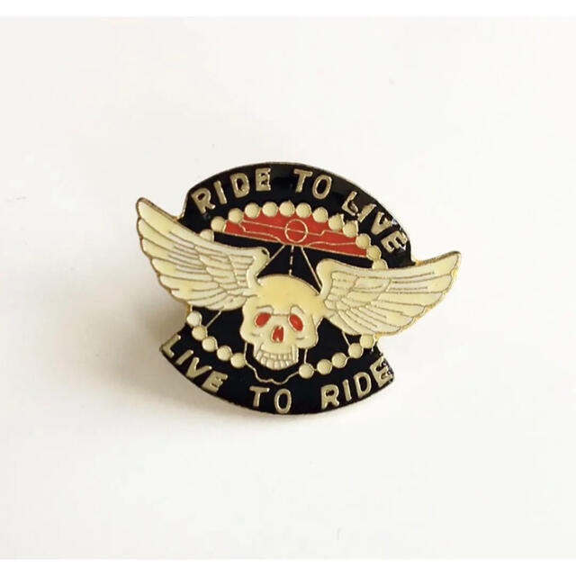 新品 ピンバッチ ピンズ アンティーク ヴィンテージ スカル 骸骨の通販