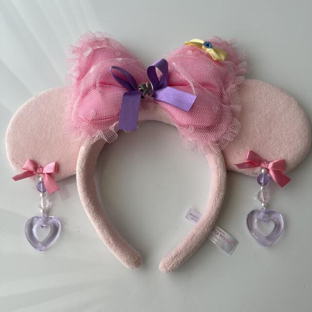 Disney - ディズニー イヤリング付 ミニーちゃん お姫様 カチューシャ