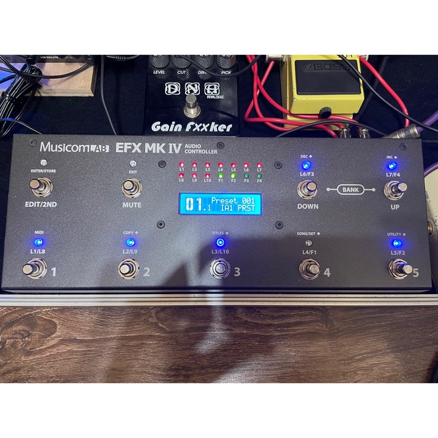 Musicom Lab EFX-MK IV 多機能スイッチャー