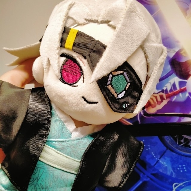 S⑤5 鬼滅の刃 音柱 宇髄天元 着物 ぬいぐるみ 20cm 着せ替え 高品質の