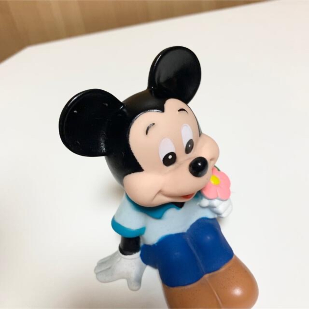 Disney - ☆匿名配送 ミッキーマウス 三菱銀行 ソフビ貯金箱 当時物の