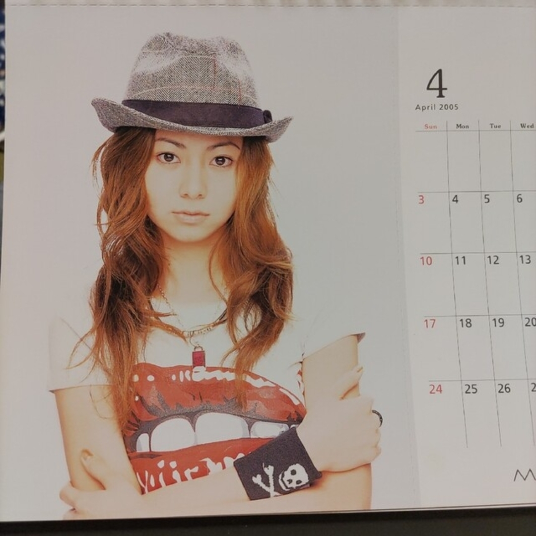FC限定!倉木麻衣オフィシャル カレンダー 2005 Mai-K.net 卓上型の通販
