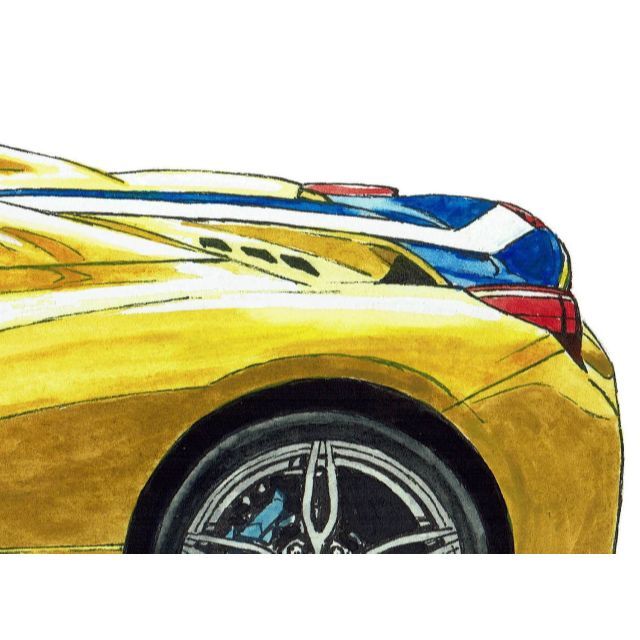 Ferrari - GC-742フェラーリ458限定版画サイン有額装済作家平右ヱ門の