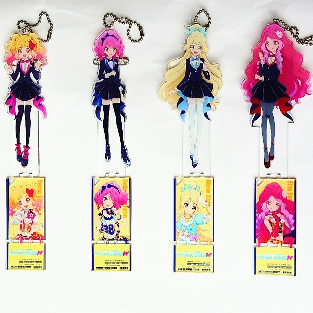 アイカツスターズ！アクリルバッジスタンドキーホルダー We are STARS