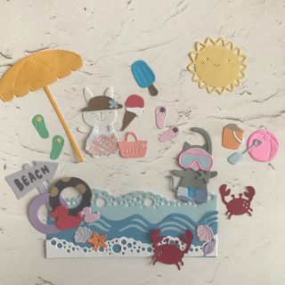 アルバムクラフト☆海・夏素材セットの通販 by KHR ・プロフ購入前必読