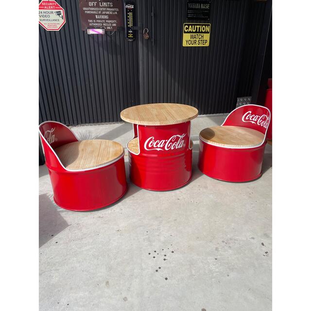 ドラム缶リメイク ローテーブルセットの通販 by H&M FACTORY｜ラクマ